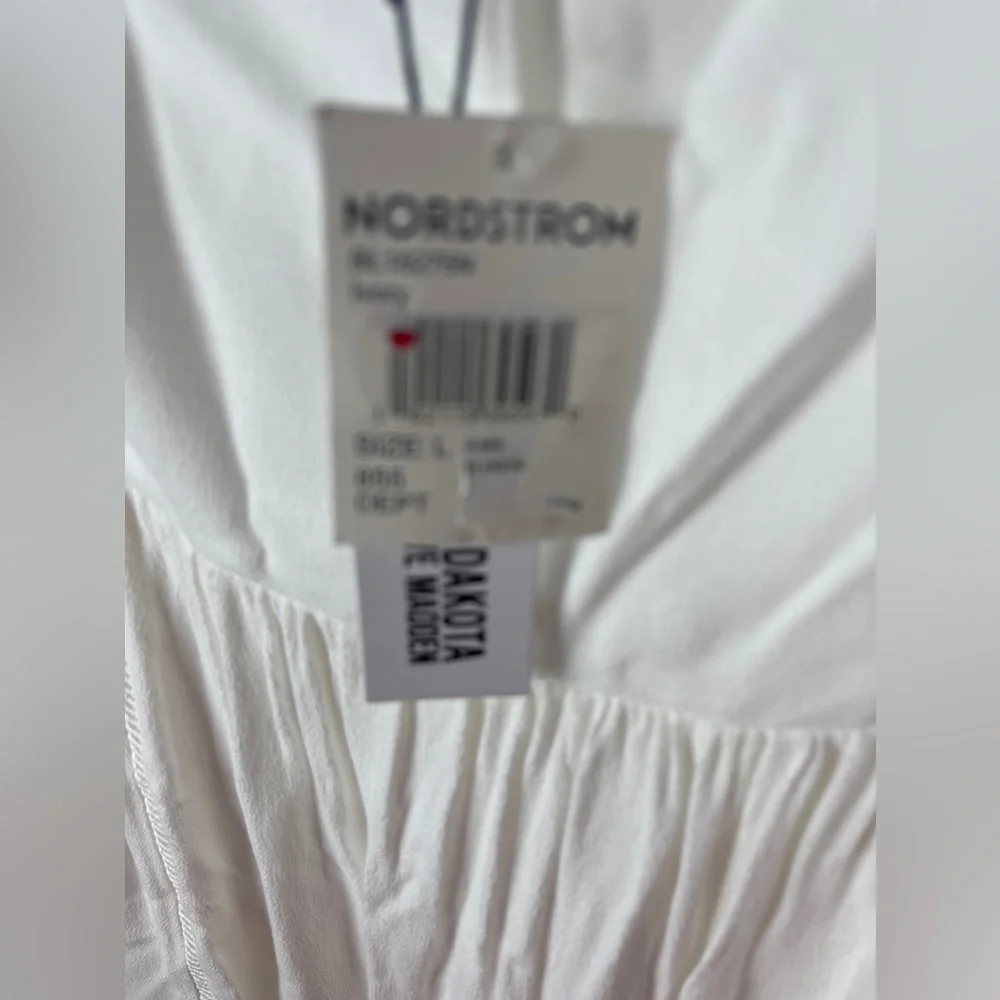 BB DAKOTA High Low Dress Ivory Size Large 12 - 14 NWT - Picture 7 of 8
